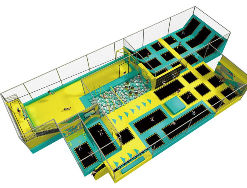 Basketball Trampoline Park Equipment