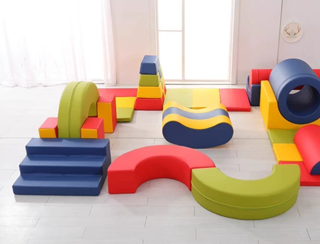 Early Childhood Education Center Baby Sensory Integration Training Climbing Indoor Soft Package Slide