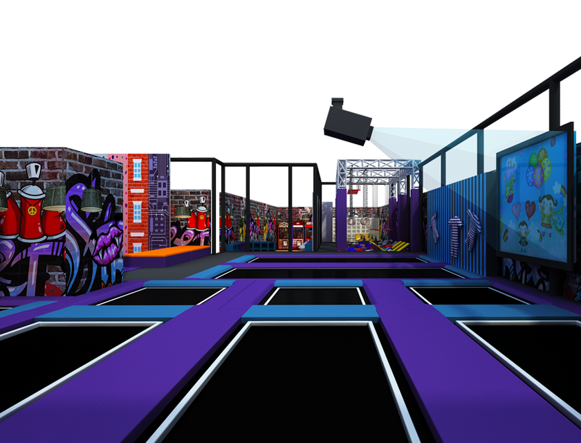 Large Scale Ocean Ball Trampoline Park