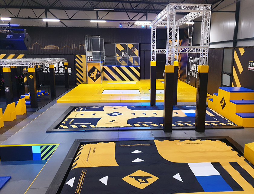 Multi Functional Trampoline Amusement Park Equipment