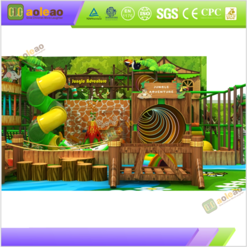 Indoor Jungle Naughty Castle Tree House Vine Design Nature Experience Center Immersive Play