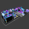 Cool and naughty castle for trendy playground