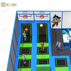Indoor Trampoline Park with Safety Net and Toddler Play Area