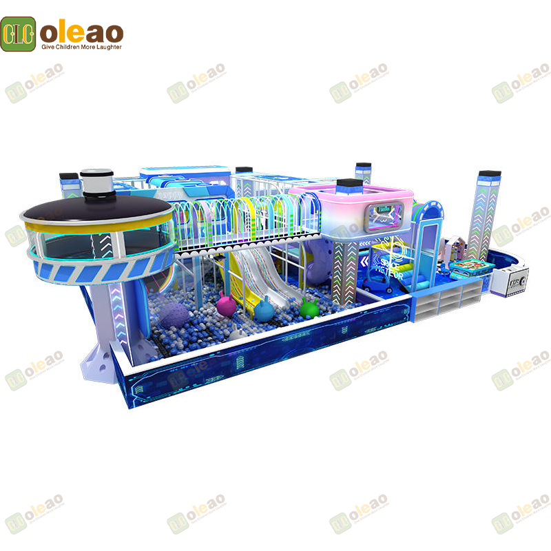 Indoor Playground Equipment Soft Play Toddler Climbing Kids Adventure Park (Ball Pit & Slide Combo) 