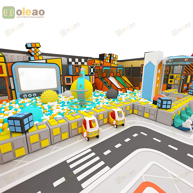 Palestra della giungla indoor e attrezzature per il gioco morbido per uso commerciale