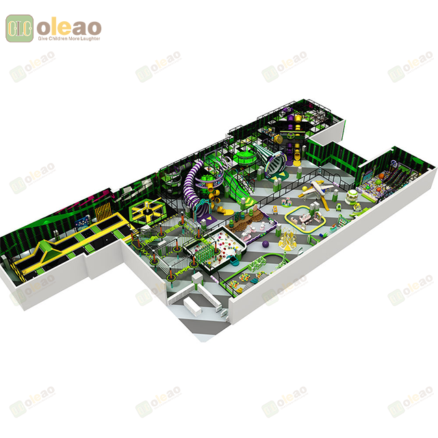 Indoor Entertainment Center Equipment with Climbing Walls