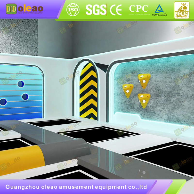 Smart Interactive Playground Castle with Projector Games & Checkpoint System - Indoor Play Area for Family Parks/Early Education Centers - Edutainment & Customer-Drawing