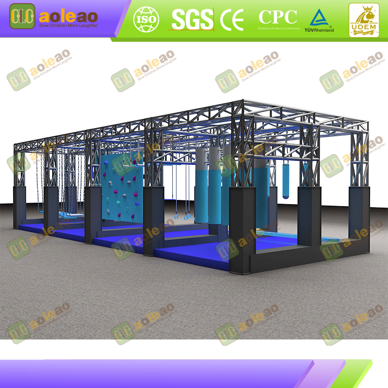 Ninja Course Strength Reinforcement in Recreational Skill Training courses of a skill-training or recreational nature - Feature of Kids Adventure Park