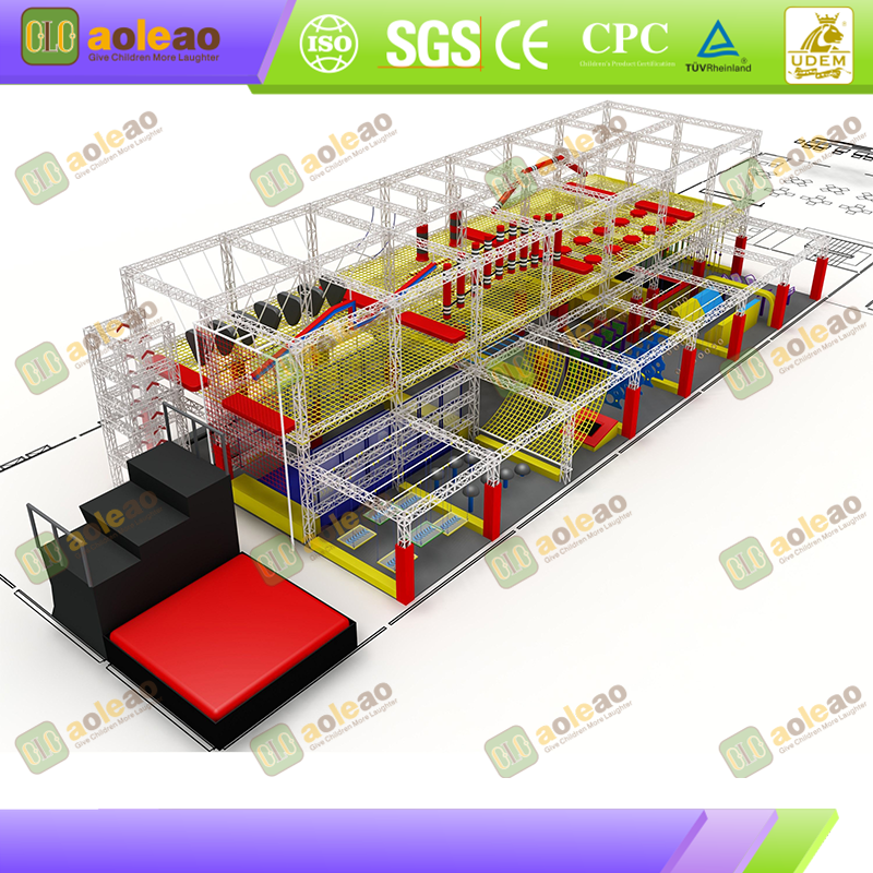 Ninja Course: Skill Training Recreational Nature and Strength Improvement in courses of a skill-training or recreational nature - Exclusive to Kids Adventure Park