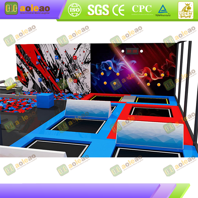 Trampoline Park – Fitness-Focused Playland – Kids Adventure Park with Relay Races