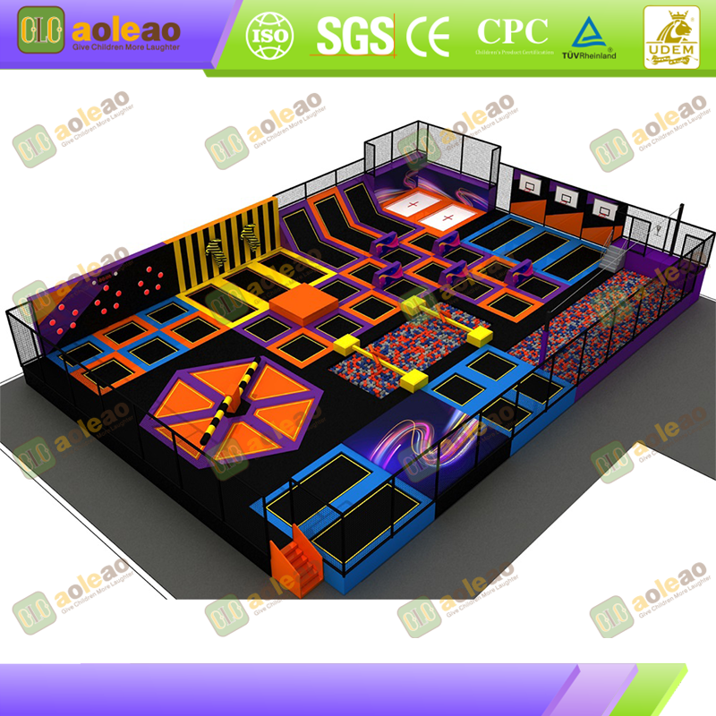 Trampoline Park – Skill-Enhancing Space – Kids Adventure Park with Obstacle Runs