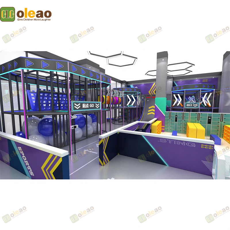 Indoor Playground Equipment Soft Play Toddler Climbing Kids Adventure Park (Ball Pit & Tunnel Combo) 
