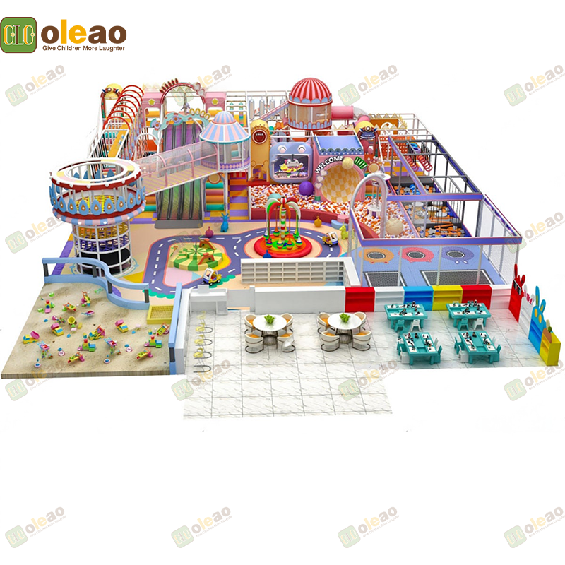 Indoor Playground Equipment Soft Play Toddler Climbing Kids Adventure Park (Soft Play Slide Mat) 