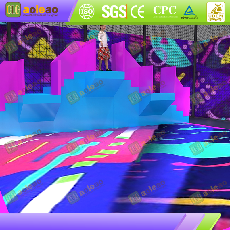 Custom Football Naughty Castle - Trampoline Football Obstacle Course + Brand Logo Implant - For Chain Parent-Child Parks - Enhances Brand Recognition