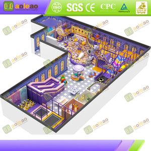 Reinforced Frame Playground Castle - Double Beam Support & Thickened Pipes - High-Traffic Malls/Playgrounds - Stable & Anti-Shaking