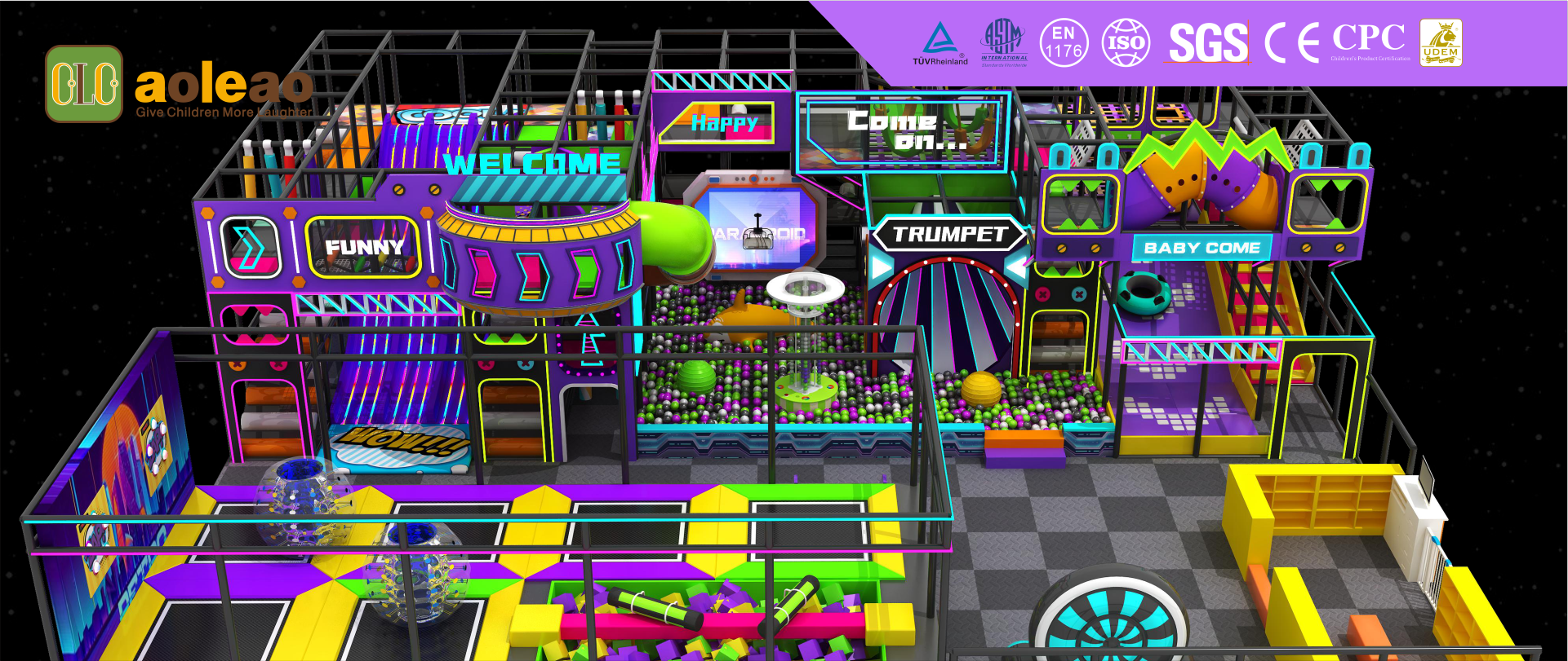 vifaa vya uwanja wa michezo wa ndani