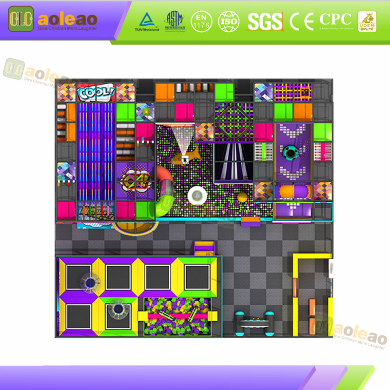 Indoor Profit-Making Naughty Castle High Replay Value Project Kids Experience Center Improve Revenue