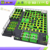 Adjustable Dunk Trampoline Height Adjustable Indoor Sports Park Fit All Ages