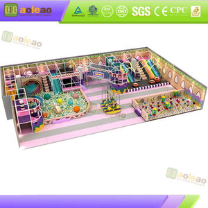 pastel indoor play centre with ball pit