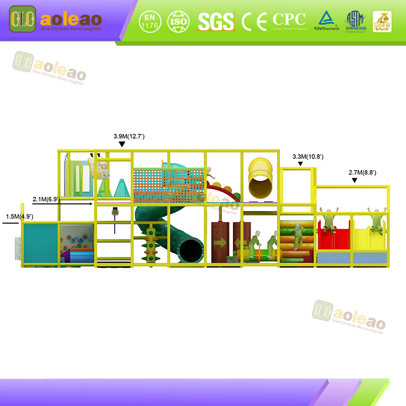 High-Rise Naughty Castle, 3D-utrymme, h&ouml;gt i tak, dubbel anv&auml;ndning