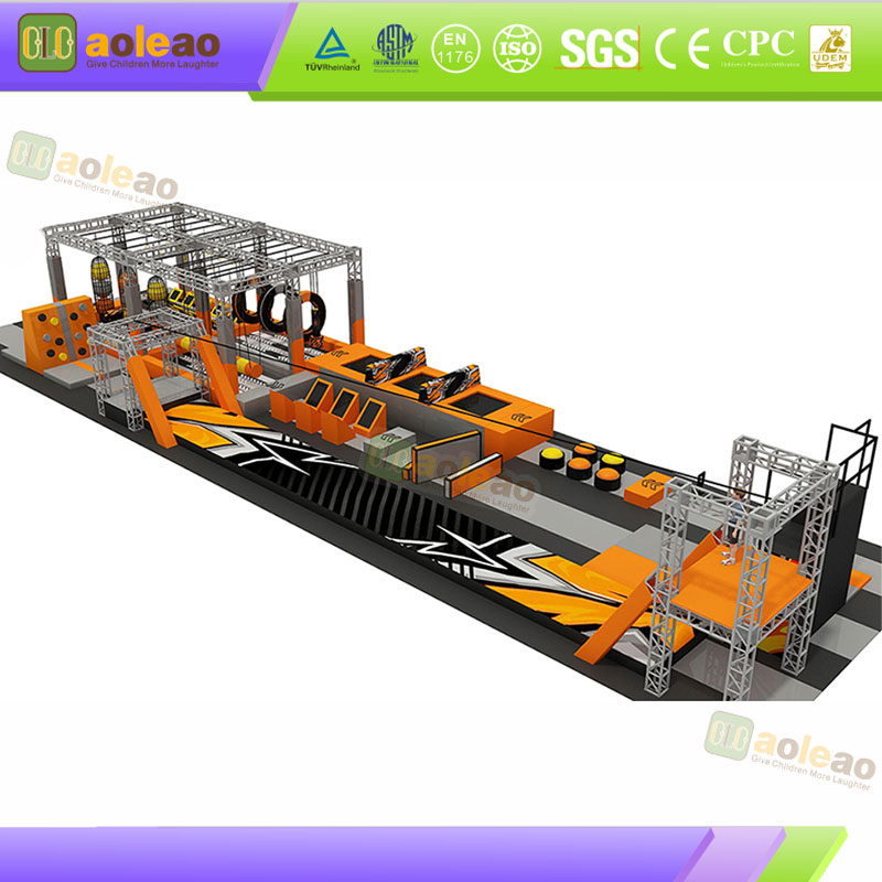 Indoor Trampoline Equipment- Multi-functional Combined Design- Amusement Park Use- Eco-friendly Material | Aoleao