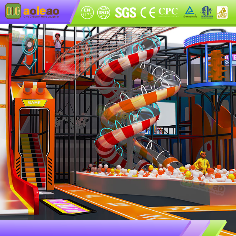 Trampoline Park Main Equipment Professional Amusement Level Indoor Parent-Child Entertainment Center Safety Certification Quick Return On Investment