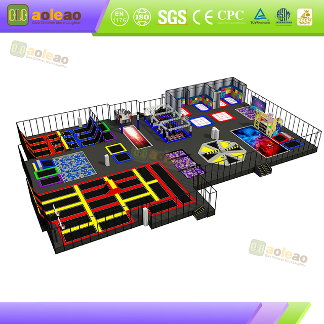 Trampoline Amusement Complex Multi-Project Integration Indoor One-Stop Amusement One-Stop Profit Solution