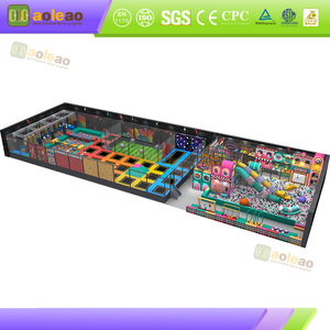 Anti-Collision Commercial Trampoline Full-Package Protection Design Indoor General Area for Children & Adults All-Round Anti-Collision Protection