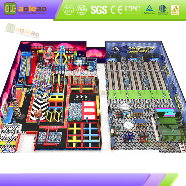 Trampoline Park Main Equipment Full Set Core Configuration Indoor Trampoline Venue Whole Park Output Quick Opening