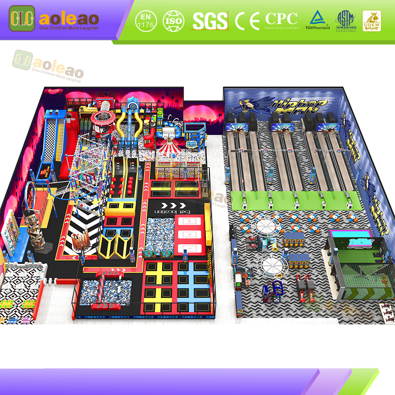 Trampoline Park Main Equipment Full Set Core Configuration Indoor Trampoline Venue Whole Park Output Quick Opening