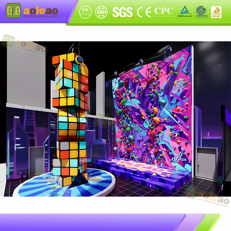 Small Playground Multi-Function Slide Maze, Community Kids Area, Easy Installation