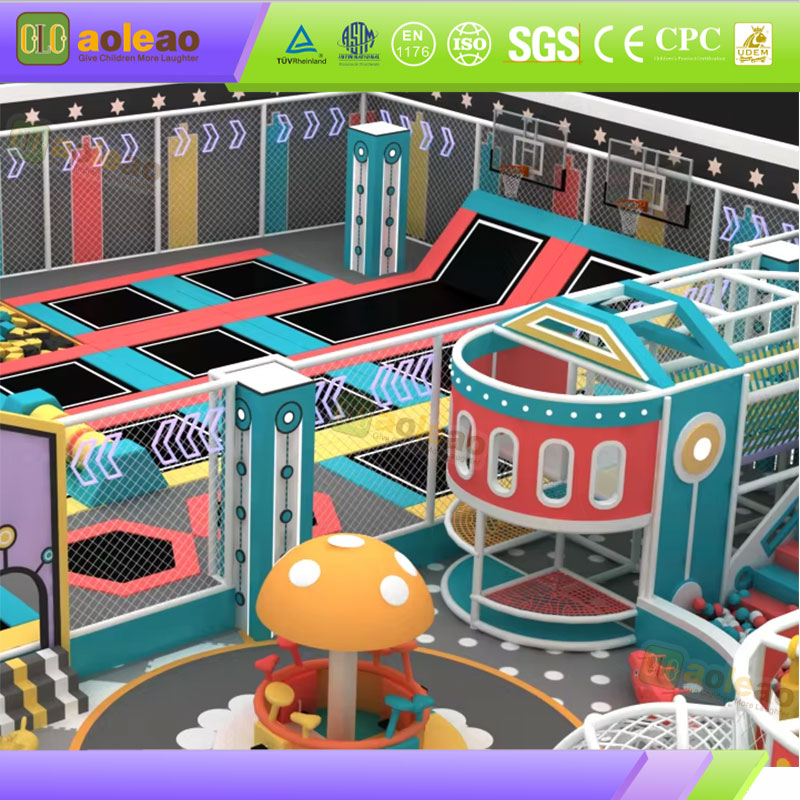 Commercial Play Structure Multi-functional Combination For Shopping Mall Kids Area Popular High Revenue