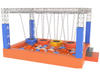 Large Trampoline Ninja Course Park