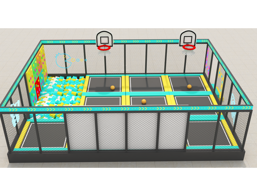 Basketball Trampoline Park Equipment