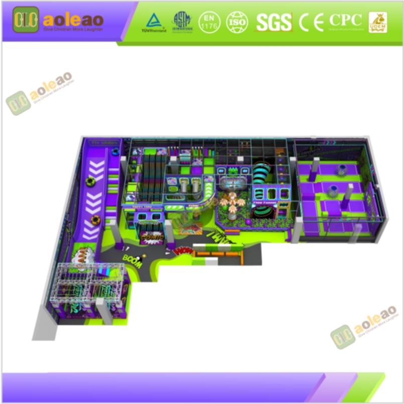Commercial Play Structure - High Load-bearing - Family Entertainment Center - Factory Wholesale | Aoleao