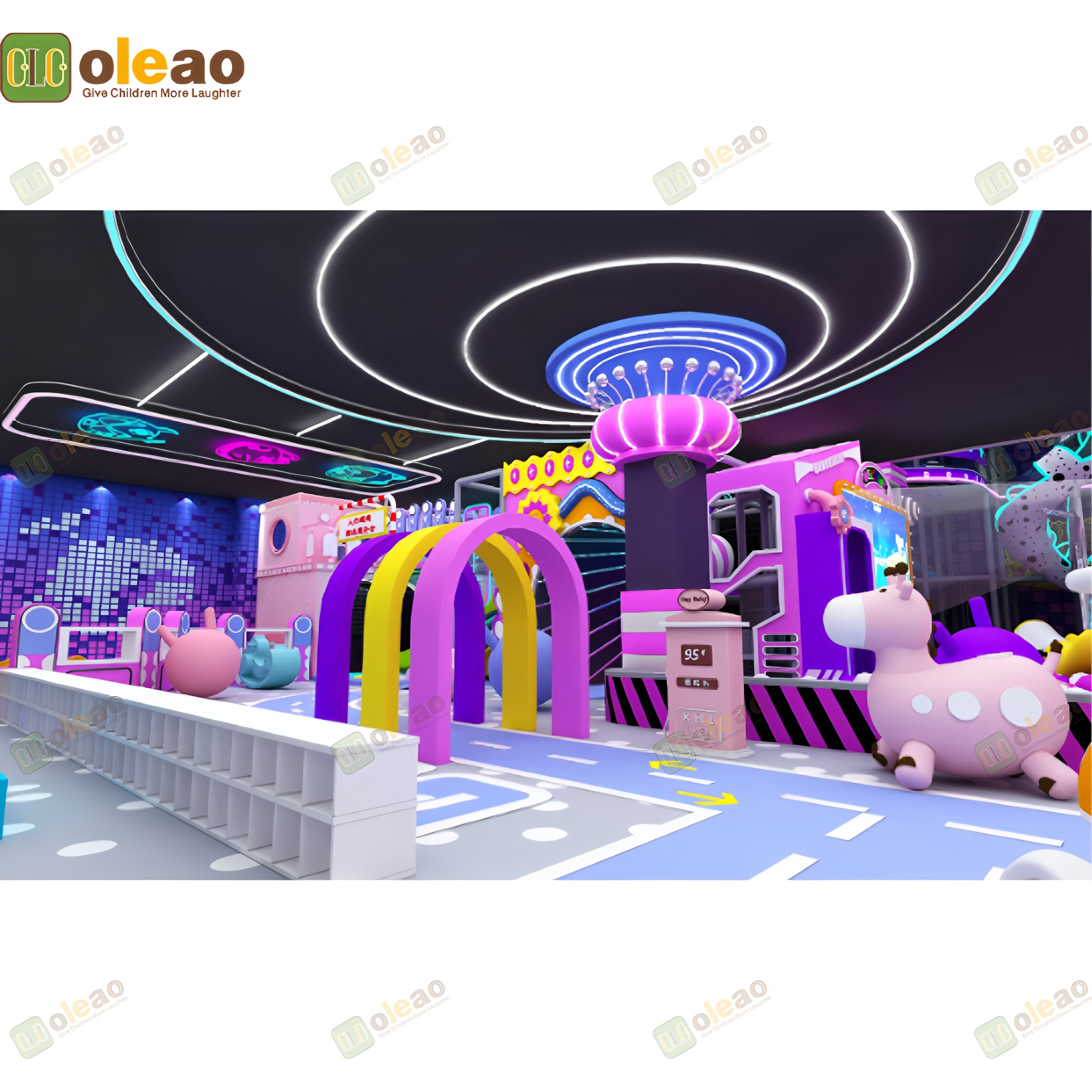 Trendy Naughty Castle Playground Equipment
