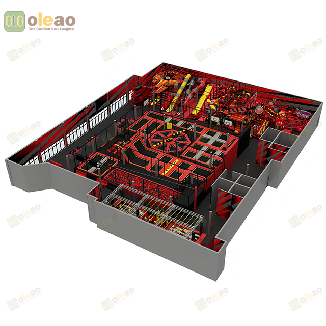  Indoor Jumping Trampoline Park for Children and Teen Adventure Games