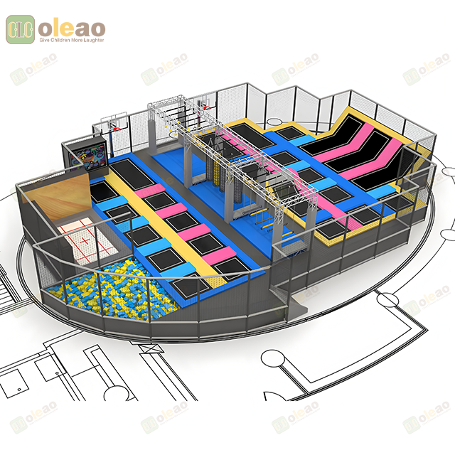 Soft Play and Trampoline Park Combo for Family Fun Indoor Playground