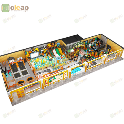 Indoor Jungle Gym & Soft Play Equipment for Commercial Use