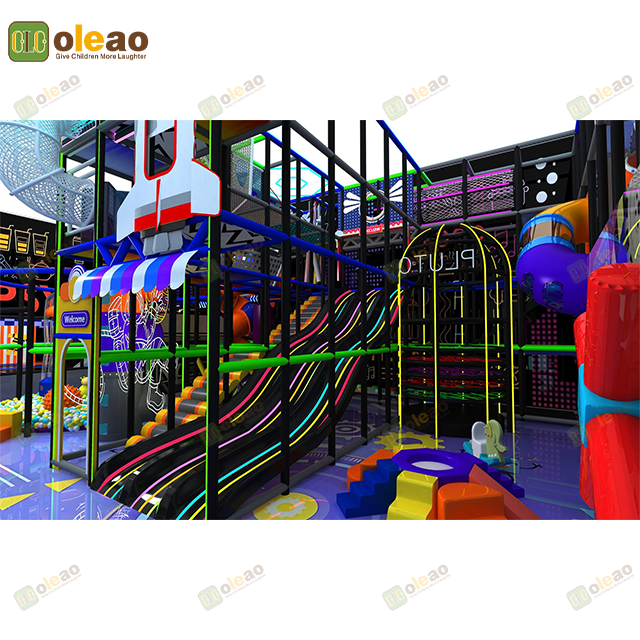 All-in-One Indoor Playground Systems – Trampoline, Slide & Climbing
