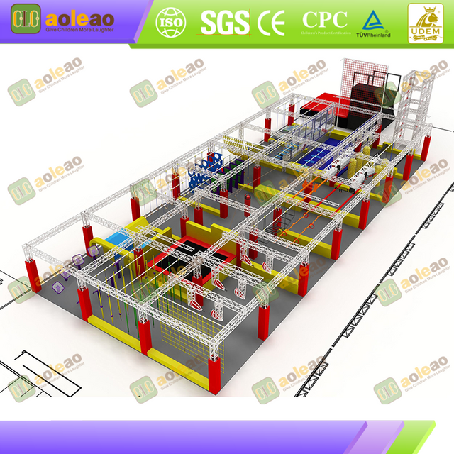 Ninja Course: Skill Training Recreational Nature and Strength Improvement in courses of a skill-training or recreational nature - Exclusive to Kids Adventure Park