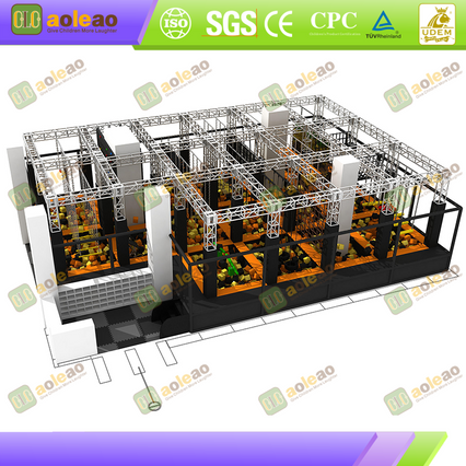 Kids Ninja Concentration Training Course Gamified Teaching Amusement Park Skill Development/Toddler Early Education Improve Attention + Education Through Fun