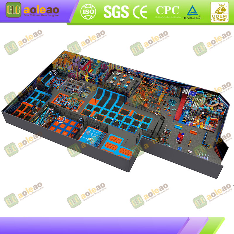 Trampoline Park –Kids Adventure Park with Skill-Testing Games