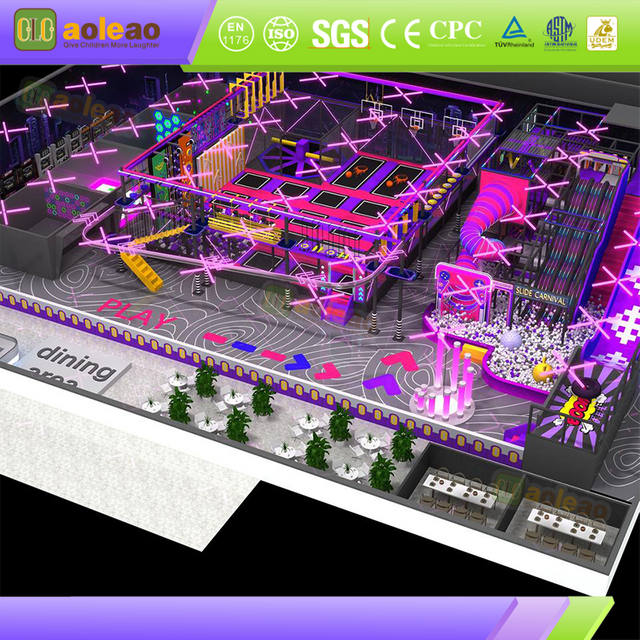 Slamball Court + Basketball Hoops & Rebound Walls + for Sports Entertainment + High Energy & Fun