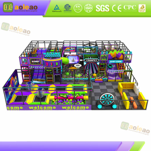 indoor play centre equipment full front view