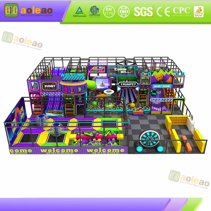 Indoor Profit-Making Naughty Castle High Replay Value Project Kids Experience Center Improve Revenue