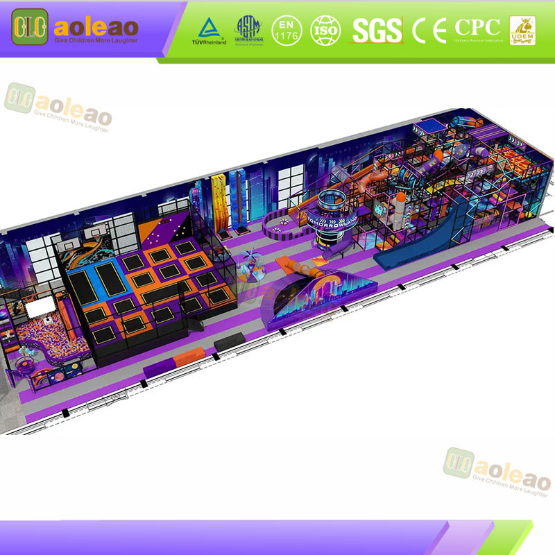 Large Indoor Naughty Castle Multi-Functional Combination Shopping Mall Kids Playground Safe Eco-Friendly Customizable