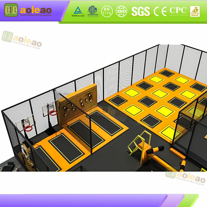 Foam Pit Trampoline Buffer Safe Protection Extreme Challenge Zone Safe Play Less Injury