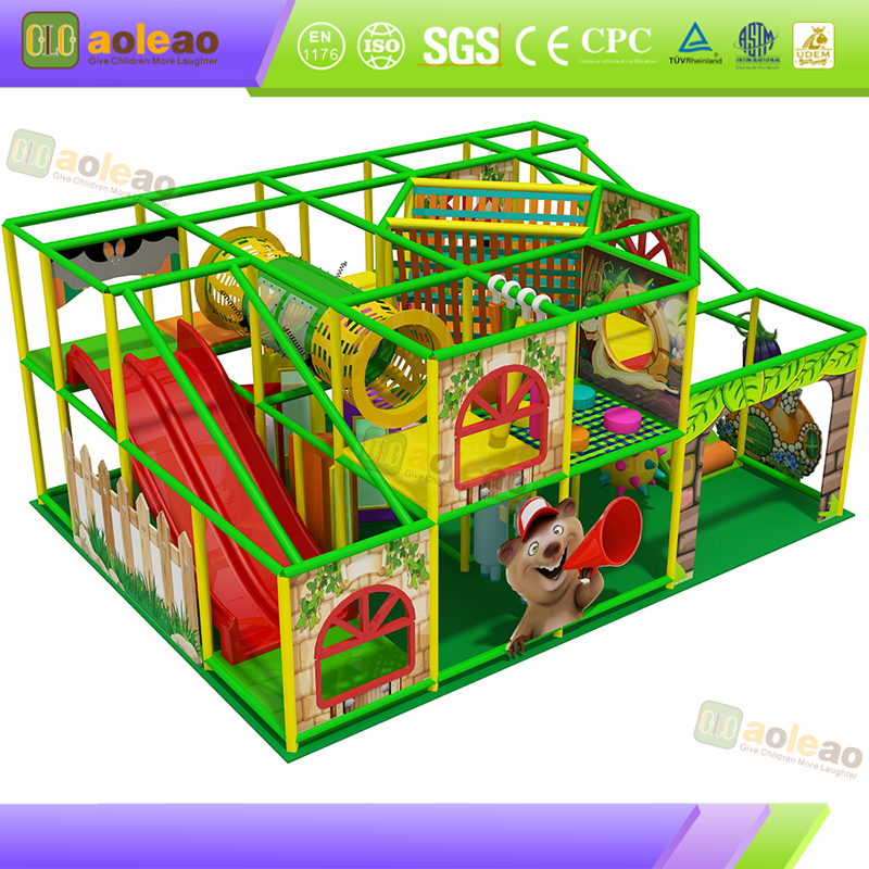 Small Playground Slide Adventure Maze, Indoor Entertainment, Anti-Collision