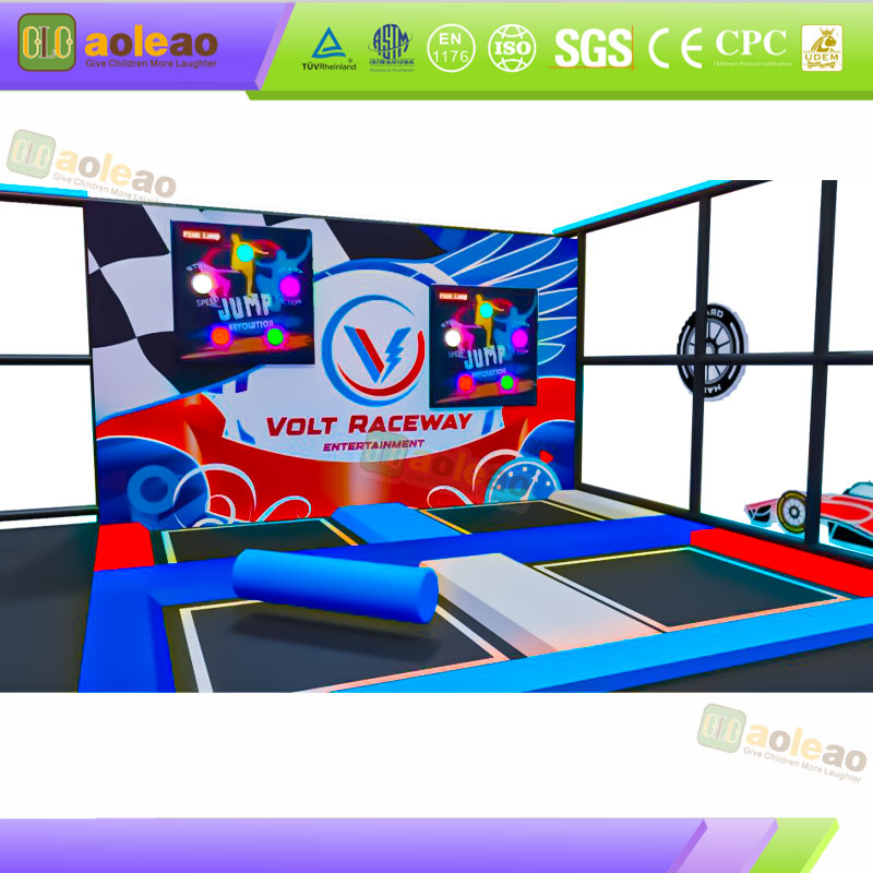 Trampoline Park- High Elastic & Safety Padding- Indoor Mall Playground- Commercial Customization | Aoleao